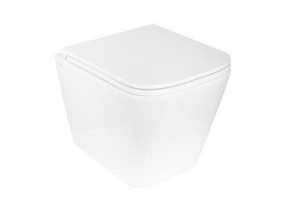 Kúpeľňové vybavenie Závesná keramická WC misa Feret 490x340x365