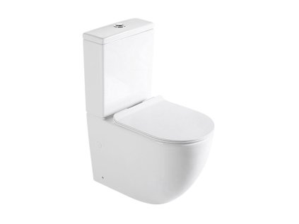 Kompaktná WC súprava (misa + nádržka) DUO, rimless, so sedátkom Slim