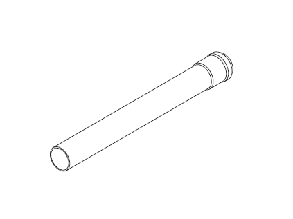 Kondenzačný kotol Rúrka predlžovacia Ø 80 mm – 2 m