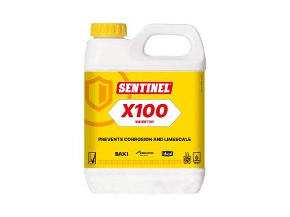 Vykurovacia technika SENTINEL X100 - Multifunkčný inhibítor korózie pre ochranu všetkých bežne používaných kovov vo vykurovacom systéme
