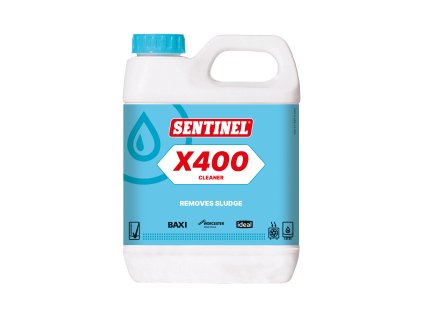 Vykurovacia technika SENTINEL X400 - Čistiaci prípravok pre odstraňovanie kalov a usadenín z vykurovacích a podlahových systémov