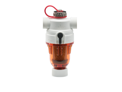 Vykurovacia technika Filter ULTIMA MB1 comfort s filtračnou vložkou 100 μm, 3/4", transparentný červený