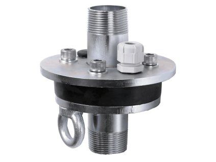 Well head cap 110/1" with connection, plastic hermetic well and pump protection