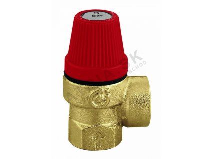 Vykurovacia technika Poistný ventil pre kúrenie - 1/2"FF; 3bar