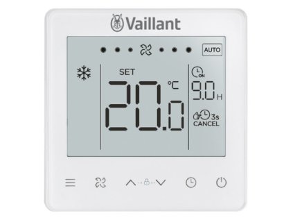 Tepelné čerpadlo Vaillant VA 2-WC D – digitálny nástenný regulátor pre fancoily aroVAIR