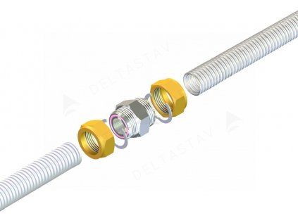 Doplnkové spoje pre pripojenie solárnej nerezovej dvojrúry BiSolar (Typ vsuvka 3/4" pre DN16)