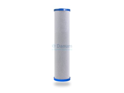 Filter cartridge with pressed activated carbon CTO-20B