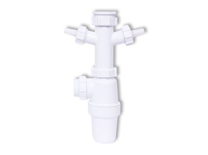 Drain connection for water softeners