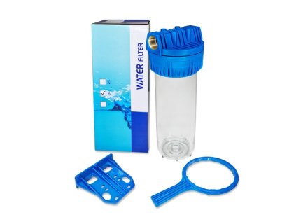 Transparent pipe filter 1/2" - complete set