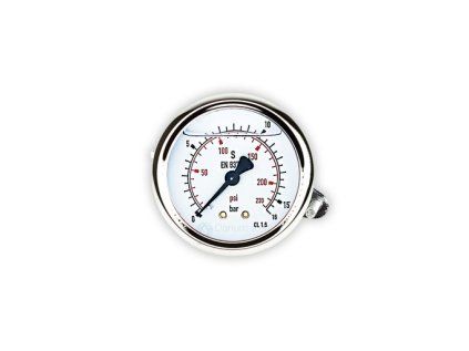 Manometer 1/4" rear connection - d63 | 16 bar | glycerine
