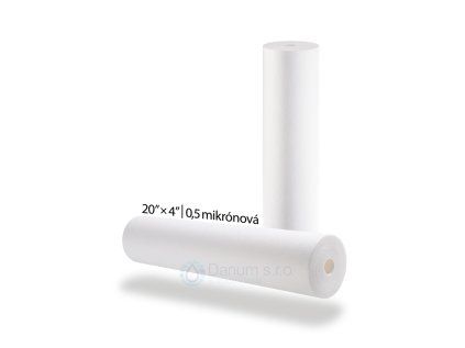 Náhradná filtračná BigBlue vložka - lisovaná, PP | 20” × 4” | 0,5 µm