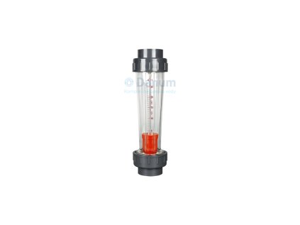 Industrial in-line water flow meter, 40-400 l/h