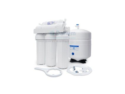 Reverse osmosis system with pressure tank for household use 6-7 l/h