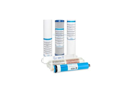Complete Set of Replacement Filter Cartridges for Reverse Osmosis Systems - 50 GPD
