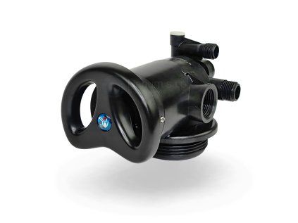 Manually controlled softening head 3/4"