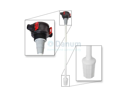 1" Flow-through Filter Head with 54" Central Tube and Baskets
