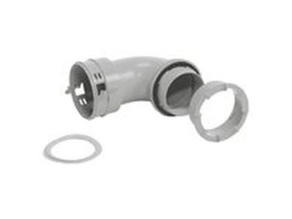 Tepelné čerpadlo Vaillant recoVAIR adaptér na pripojenie k rozdeľovaču 90°, 75/62 mm