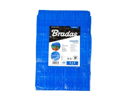 Plachta krycia vystužená modrá 2 x 3 m, 60 g/m2