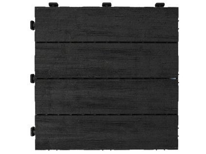 Gumová dlaždica ARISTA Wood 30 x 30 cm, antracit