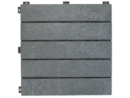 Gumová dlaždica NATURAL STONE 30 x 30 cm, sivá