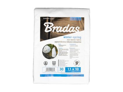 Netkaná mulčovacia textília (zima-jar) biela, 1,1 x 10 m