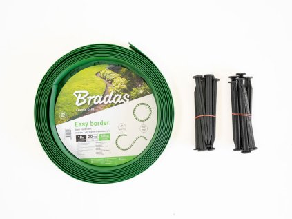 Neviditeľný obrubník 2v1 10 m x 50 mm, zelená (vrátane klincov)