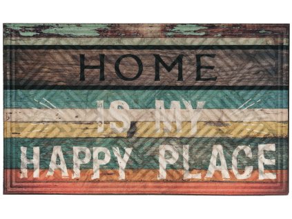 Rohožka LIMA Happy Place 45 x 75 cm, s potlačou