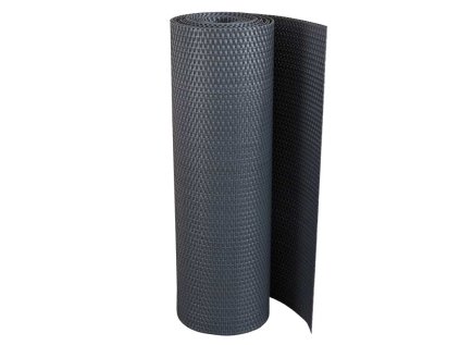 Zástena na balkón LEGI 5 x 1 m, ratan, tmavosivá