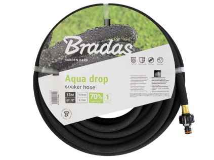 Zavlažovacia priesaková hadica BRADAS AQUA DROP 1/2", 15 m