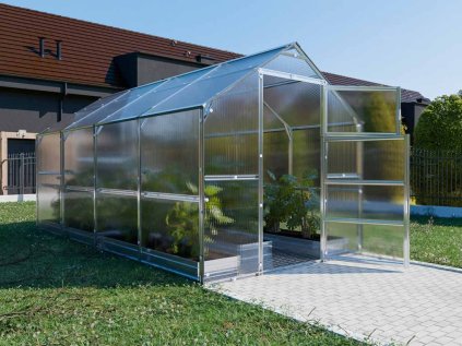 Záhradný skleník LEGI RUBARB 8 x 2,35 m, 4 mm