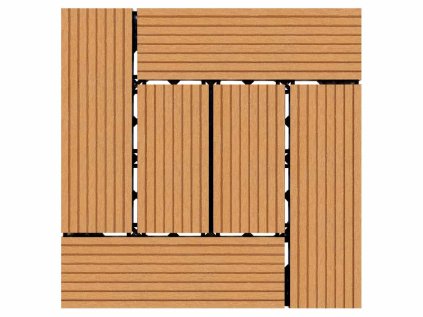 WPC dlaždica LEGI STYLE 30 x 30 cm, teak