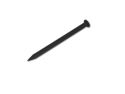 Klinec plastový čierny 1ks 25cm priemer 15mm