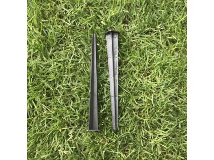 Klinec plastový čierny 1ks 19cm priemer 15mm