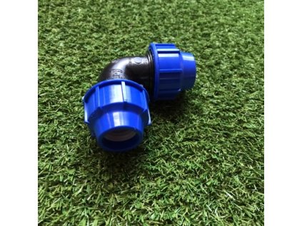 Fiting Plastica Alfa PP koleno na PE potrubie Ø25mm