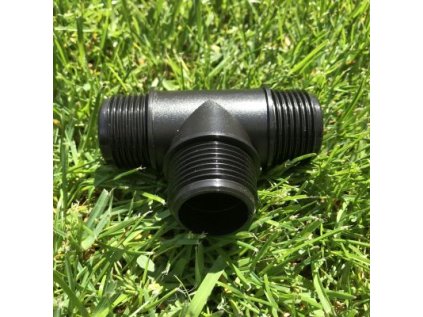 Fiting Plastica Alfa Plastový T-kus 2x 1" vonkajší závit
