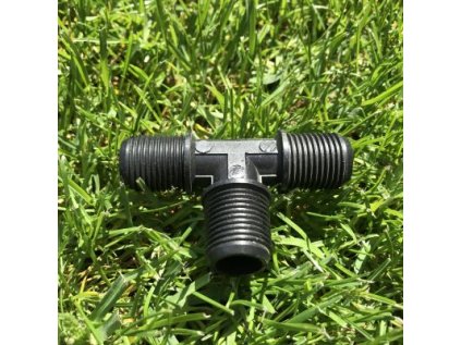 Fiting Plastica Alfa Plastový T-kus 2x 1/2" vonkajší závit