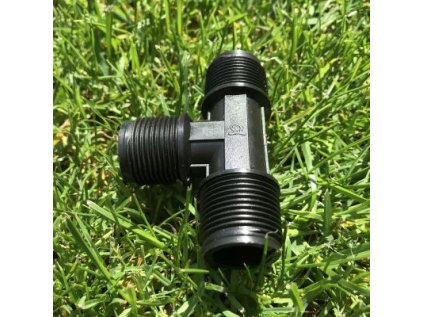 Fiting Plastica Alfa Plastový T-kus 2x 3/4" vonkajší závit
