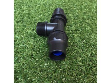 Fiting Palaplast Skrutkovací T-kus na závlahové potrubie 20mm x 3/4" vonkajší závit