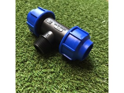 Fiting Plastica Alfa PP T-kus na PE potrubie Ø32mm - 1" VOZ