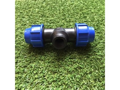 Fiting Plastica Alfa PP T-kus na PE potrubie Ø25mm 3/4" VNZ
