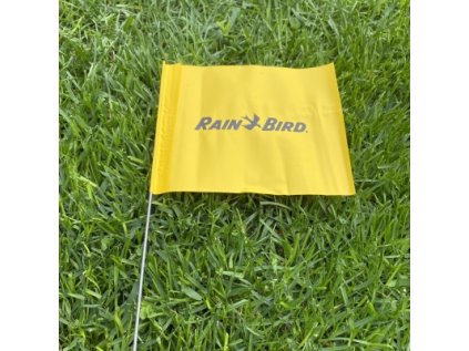 Vlajka na označenie postrekovača Rain Bird žltá