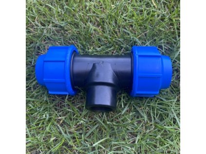 Fiting Plastica Alfa PP T-kus na PE potrubie Ø32mm 3/4" VNZ