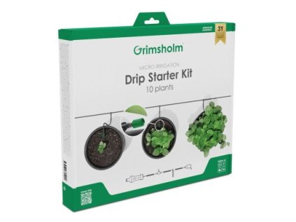Grimsholm Sada kvapkovej mikrozávlahy do kvetináčov pre 10 rastlín