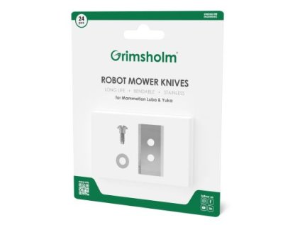 Grimsholm Sada 24ks nožov pre robotické kosačky Mammotion Luba a Yuka