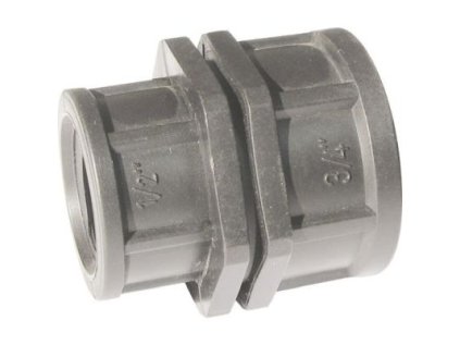 Fiting Palaplast Plastová redukcia 1" VNZ - 3/4" VNZ čierna