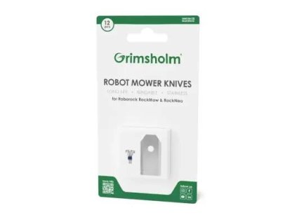 Grimsholm Sada 12ks nožov pre robotické kosačky Roborock RockMow a RockNeo