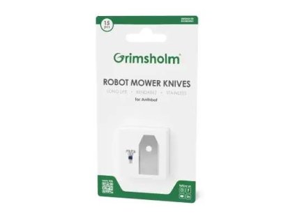 Grimsholm Sada 15ks nožov pre robotické kosačky Anthbot