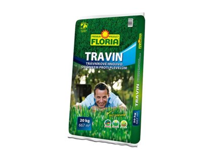 Trávnikové hnojivo FLORIA Travin 20kg
