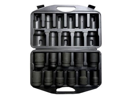 Súprava nástrčných hlavíc 17-41mm GEKO G10076 11ks