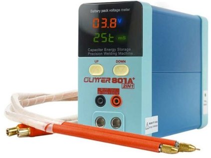 Bodová zváračka batérií GLITTER 801A+ s voltmetrom
